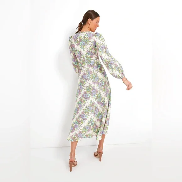 Alemais Petal Agnes Linen Midi Dress - Picture 4 of 5